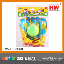 Engraçado brinquedo esporte miúdos luva de beisebol e bola mini-luva de beisebol